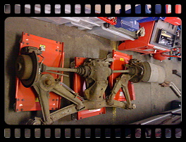 Entire rear axle assembly removed