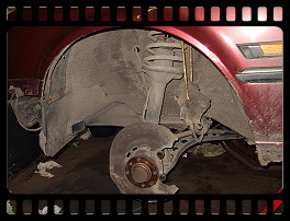 Front left brake parts visible