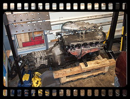 Engine and tranny removed